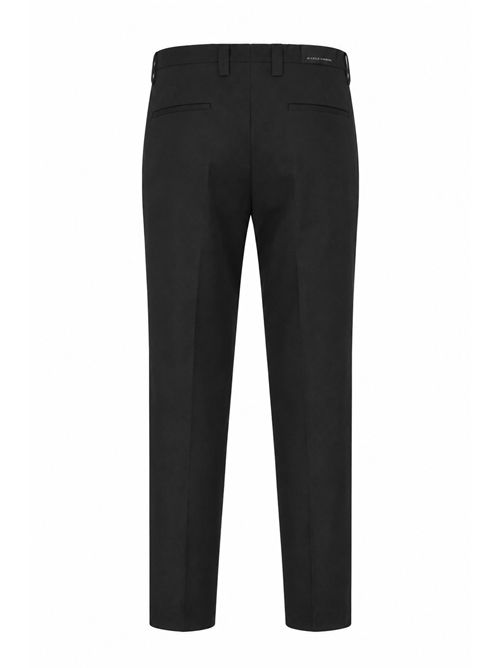 Pantalone Owen in lana vergine Nero MICHELE CARBONE | OWEN 3807S26019